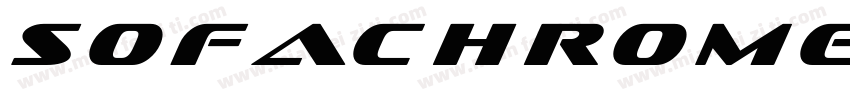 Sofachrome Regular字体转换
